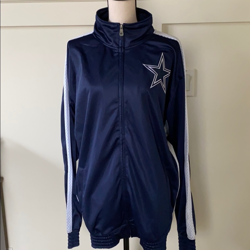 NFL Authentic Dallas Cowboys Warm Up Zip Up